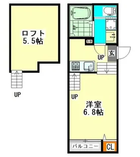 ハーモニーテラス野田Ⅲ【101号室】の間取り