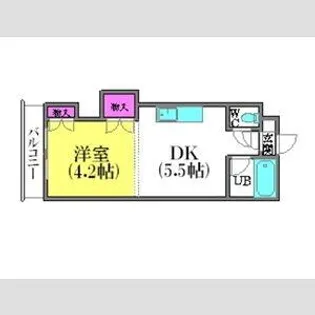 ドリーミーハイム【4階】の間取り