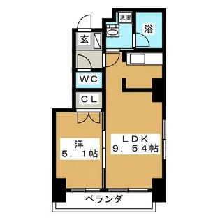 ローザス23【4階】の間取り