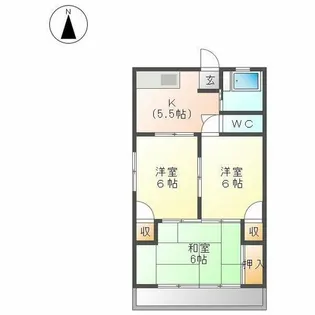 小笠原ビル【301号室】の間取り