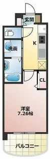 Luxe門真【8階】の間取り