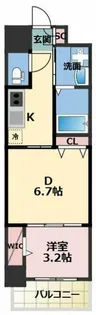 メイクス大阪鶴見【6階】の間取り