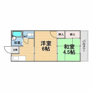 ハイツジョイ【2階】の間取り