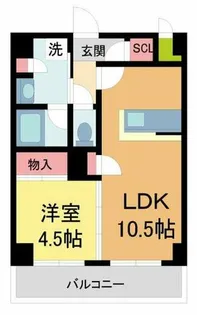 Refisia西宮【403号室】の間取り