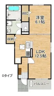 クラベジーナレジデンスⅡ【1階】の間取り