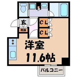 カスタリア栄【12階】の間取り