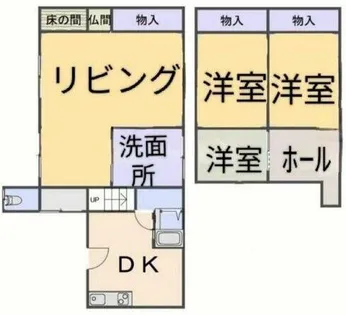 愛知県一宮市浅野字古屋敷【一戸建】の間取り