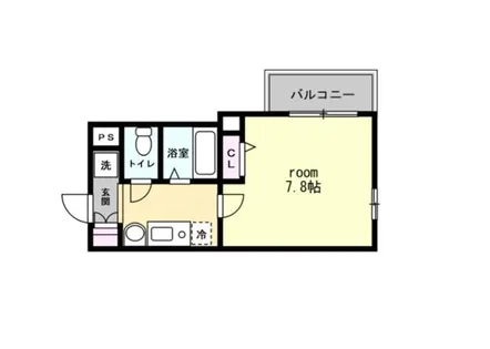 ドミール桜川Ⅱ【3階】の間取り