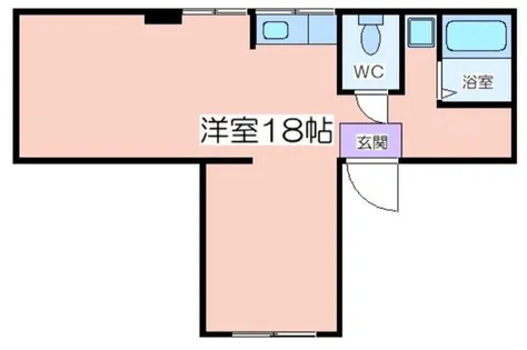 パレ・ロンシャム【1階】の間取り