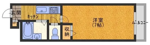 アーバン・ヨシダⅠ【2階】の間取り