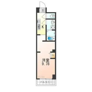 朱雀館【5階】の間取り