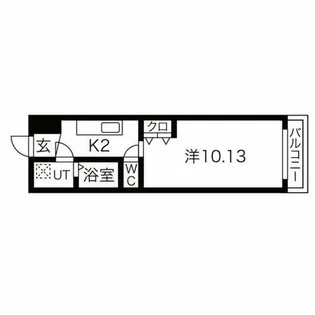 朱雀館【3階】の間取り