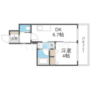 スプランディッド安土町【10階】の間取り