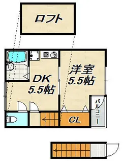 ツル菅原ハイツ【2階】の間取り