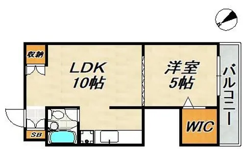 ベルグリーン鈴蘭台【5階】の間取り