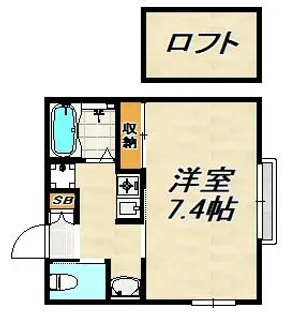 シャルマンメゾン上沢【1階】の間取り