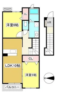 ライグッドⅡ【2階】の間取り