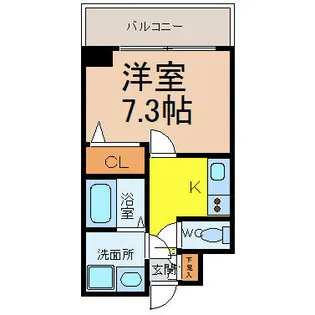 FLAT12(フラット12)【3階】の間取り