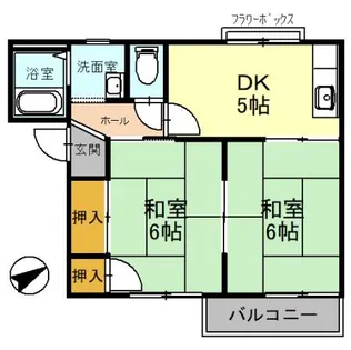 カーサ・カタタ【2階】の間取り
