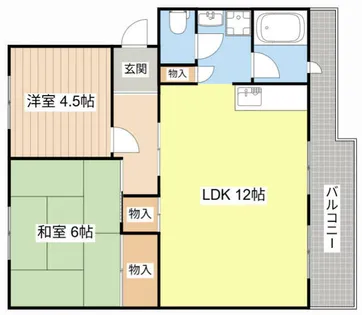 FERRIS【308号室】の間取り
