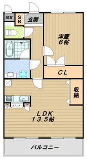 兵庫県明石市西新町2丁目【マンション】の間取り