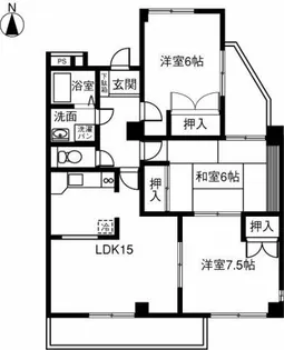 アネックス91【101号室】の間取り