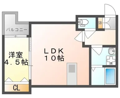 ディアコート高柳【3階】の間取り