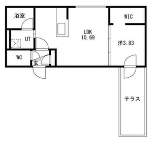仮)GA-北11東12 MS【1階】の間取り