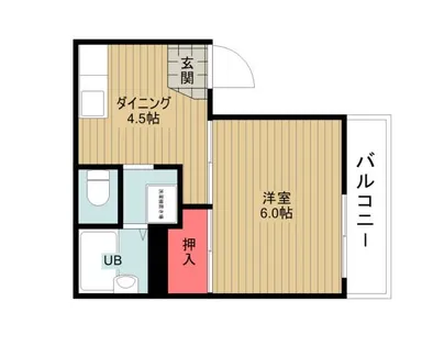 ジュネス八事石坂【201号室】の間取り