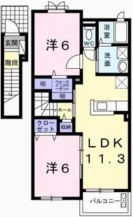PrimaStella【2階】の間取り