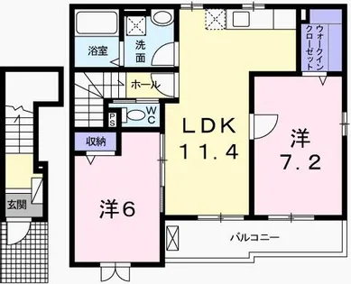 アルページュ【2階】の間取り