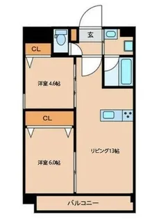 福岡県福岡市中央区笹丘1丁目【マンション】の間取り