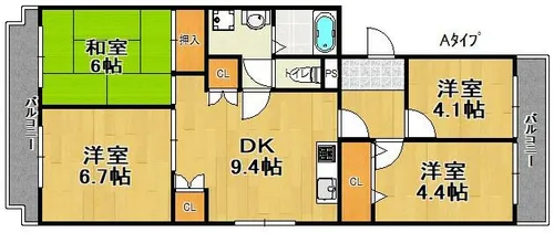 イングス21【2階】の間取り