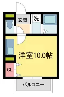 ハイツアミヨ【102号室】の間取り
