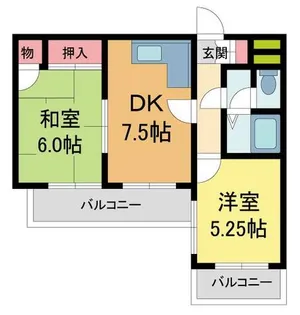 ダンディライオン宝塚2【3階】の間取り