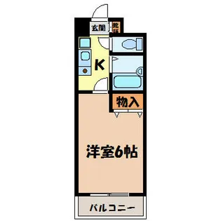 ルミエール芳野【3階】の間取り