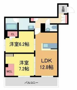 ShaMaison cocolu Ⅰ【302号室】の間取り