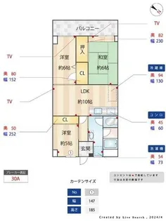 福岡県春日市若葉台西1丁目【マンション】の間取り