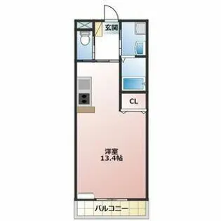 カーナ若宮【303号室】の間取り