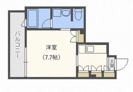 ラフィネタワー札幌南3条【5階】の間取り