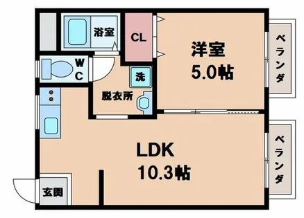 光洋マンション【2階】の間取り
