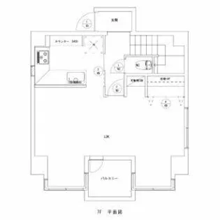LEVANTE SAKAE EAST【7A号室】の間取り