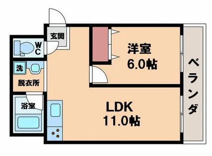 ケイ・クリスタル【5階】の間取り