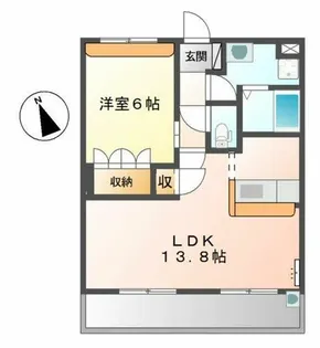 エスポア21【202号室】の間取り