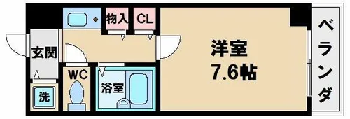 フロレスコ昭和町【5階】の間取り