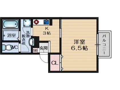 セジュール千里丘【1階】の間取り