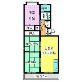 福岡県福岡市東区塩浜1丁目【マンション】の間取り