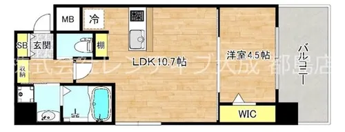 大阪府大阪市都島区片町1丁目【マンション】の間取り