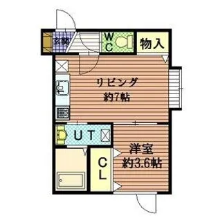 アークコート福住【3階】の間取り