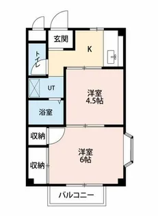 フェイスきたの【201号室】の間取り